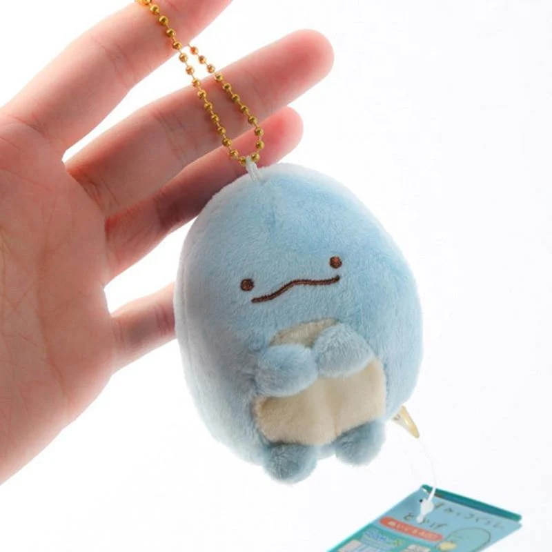 7 cm Sumikko Gurashi Plüsch-Anhänger Schlüsselanhänger Plüschtiere für Kinder Kinder Gefüllte Puppe Spielzeug Mädchen Geburtstagsgeschenk Tasche Hängen Anhänger