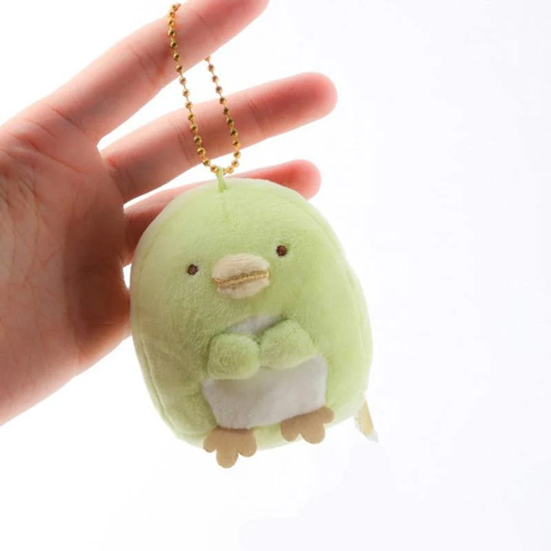 7 cm Sumikko Gurashi Plüsch-Anhänger Schlüsselanhänger Plüschtiere für Kinder Kinder Gefüllte Puppe Spielzeug Mädchen Geburtstagsgeschenk Tasche Hängen Anhänger
