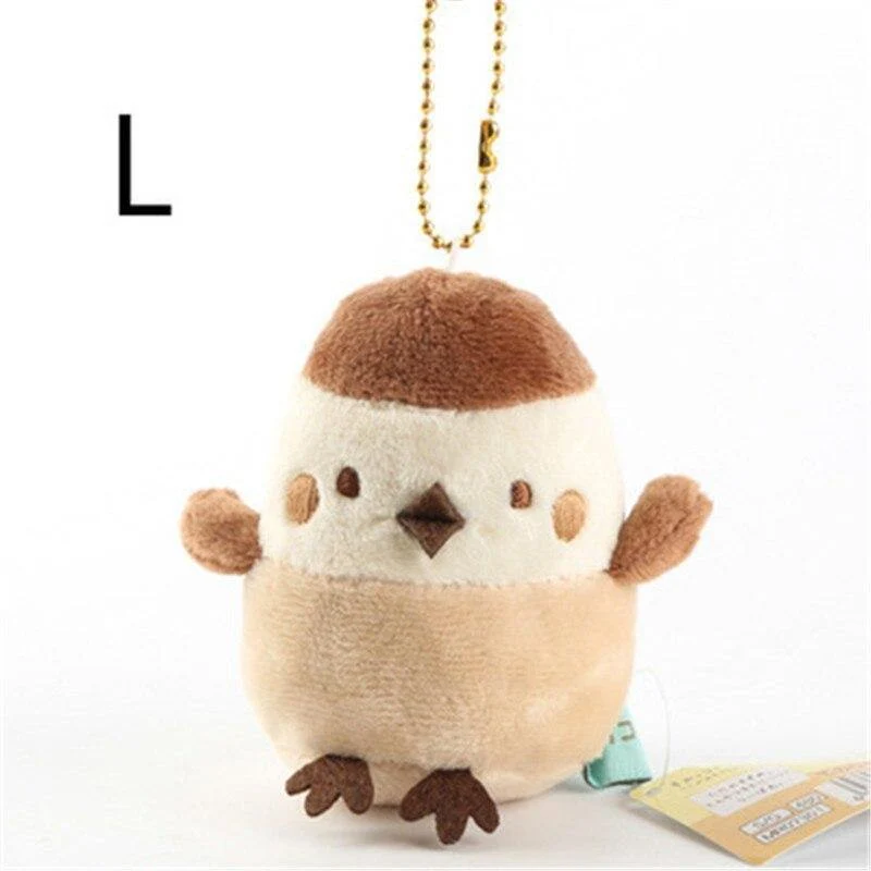 7 cm Sumikko Gurashi Plüsch-Anhänger Schlüsselanhänger Plüschtiere für Kinder Kinder Gefüllte Puppe Spielzeug Mädchen Geburtstagsgeschenk Tasche Hängen Anhänger
