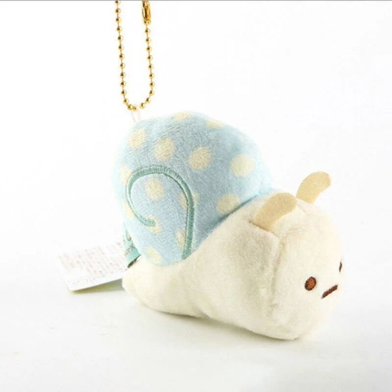 7 cm Sumikko Gurashi Plüsch-Anhänger Schlüsselanhänger Plüschtiere für Kinder Kinder Gefüllte Puppe Spielzeug Mädchen Geburtstagsgeschenk Tasche Hängen Anhänger