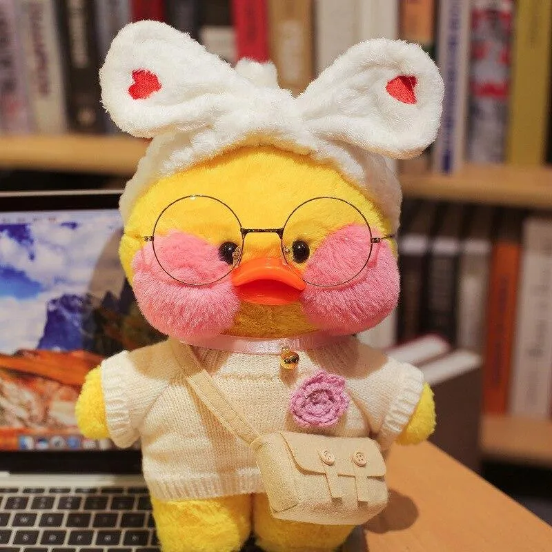 30 cm Kawaii Gelbe Ente Plüschtiere Hyaluronsäure Kleine Gelbe Ente Puppe Stofftiere Kinder Mädchen Geburtstag Valentinstag Geschenke