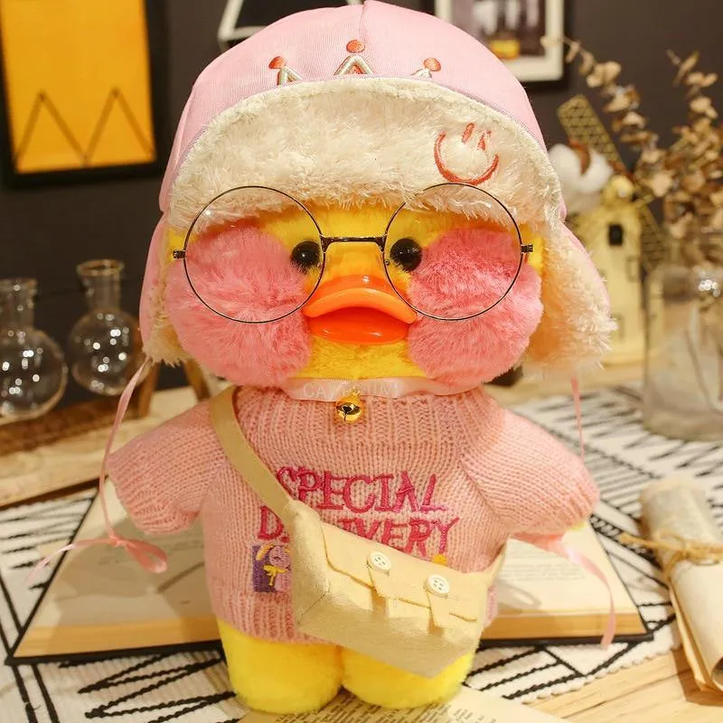30 cm Kawaii Gelbe Ente Plüschtiere Hyaluronsäure Kleine Gelbe Ente Puppe Stofftiere Kinder Mädchen Geburtstag Valentinstag Geschenke