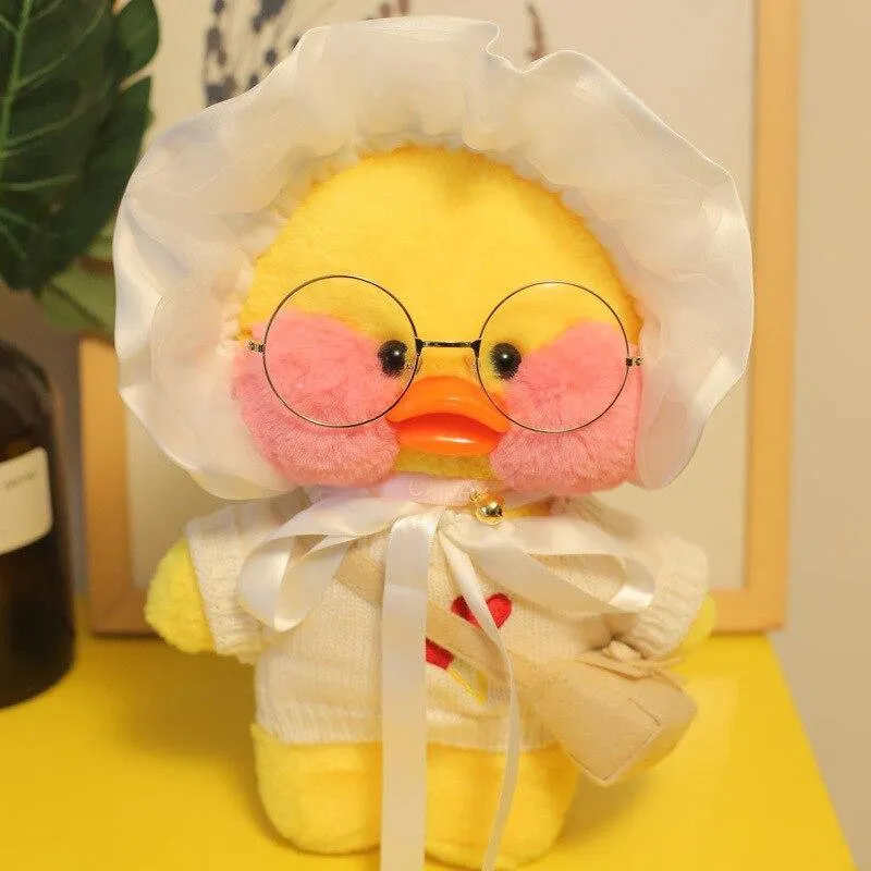 30 cm Kawaii Gelbe Ente Plüschtiere Hyaluronsäure Kleine Gelbe Ente Puppe Stofftiere Kinder Mädchen Geburtstag Valentinstag Geschenke