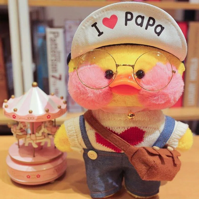 30 cm Kawaii Gelbe Ente Plüschtiere Hyaluronsäure Kleine Gelbe Ente Puppe Stofftiere Kinder Mädchen Geburtstag Valentinstag Geschenke