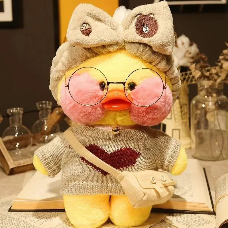 30 cm Kawaii Gelbe Ente Plüschtiere Hyaluronsäure Kleine Gelbe Ente Puppe Stofftiere Kinder Mädchen Geburtstag Valentinstag Geschenke