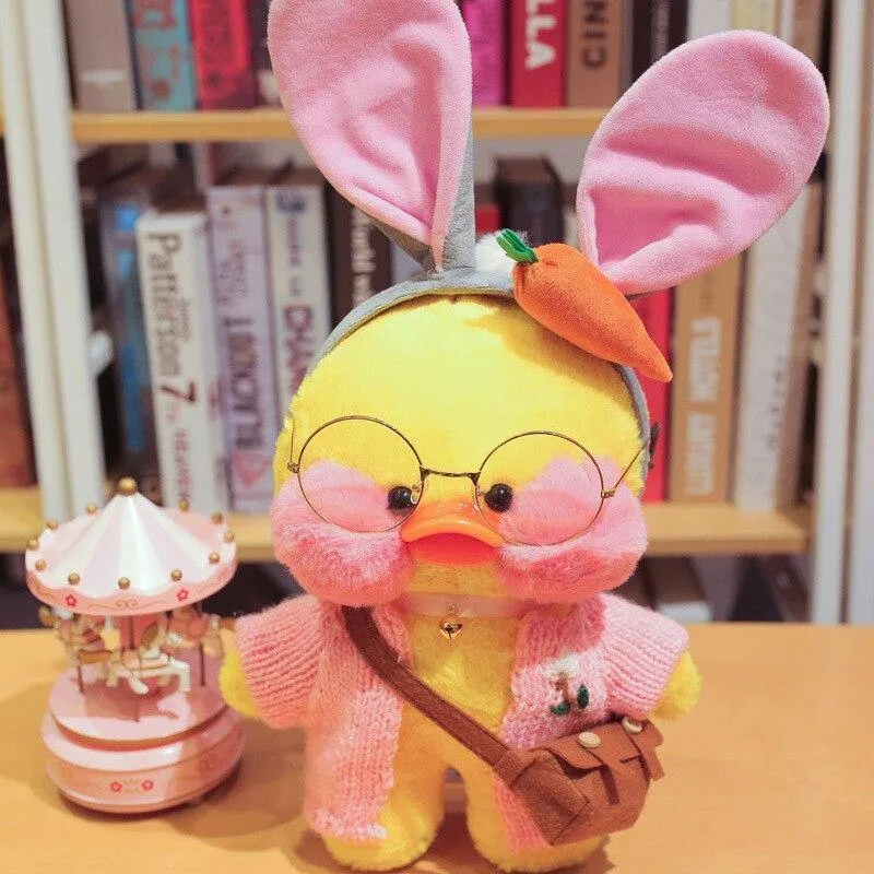 30 cm Kawaii Gelbe Ente Plüschtiere Hyaluronsäure Kleine Gelbe Ente Puppe Stofftiere Kinder Mädchen Geburtstag Valentinstag Geschenke