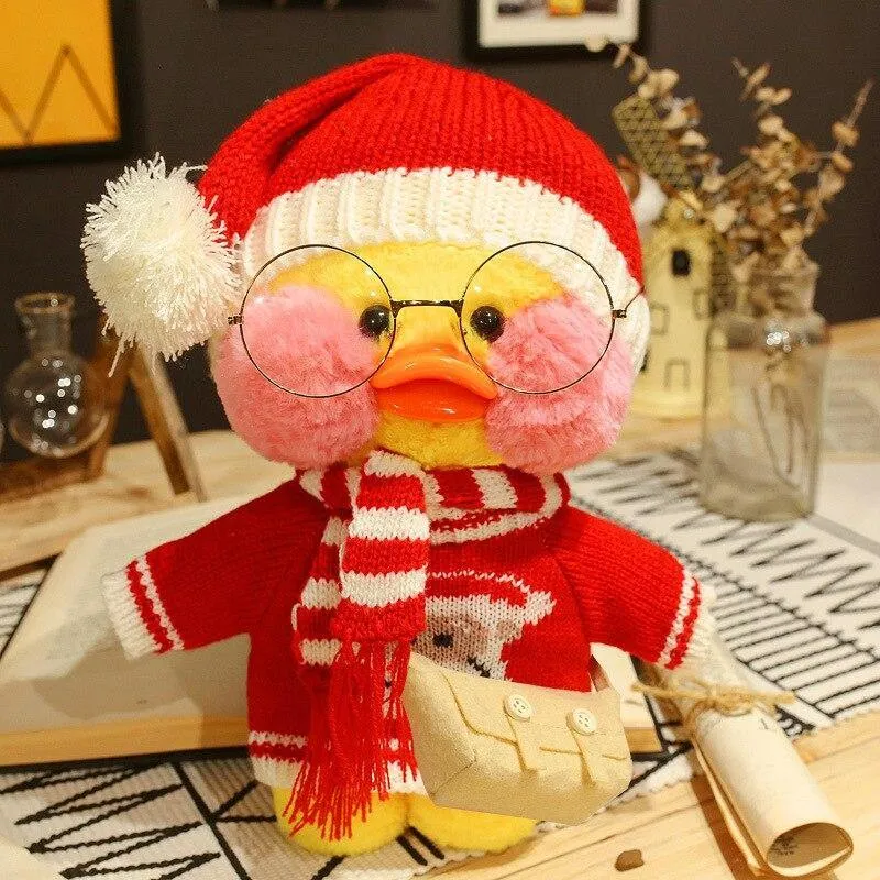 30 cm Kawaii Gelbe Ente Plüschtiere Hyaluronsäure Kleine Gelbe Ente Puppe Stofftiere Kinder Mädchen Geburtstag Valentinstag Geschenke