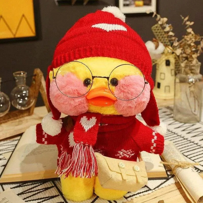 30 cm Kawaii Gelbe Ente Plüschtiere Hyaluronsäure Kleine Gelbe Ente Puppe Stofftiere Kinder Mädchen Geburtstag Valentinstag Geschenke