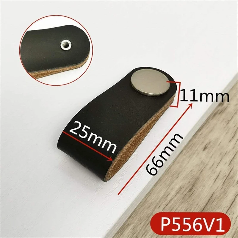 Griff aus echtem Leder, weich, braun, für Möbel, Schrank, Schrank, Kommode, Schublade, Schrank, Türgriffe, Hardware-Zubehör