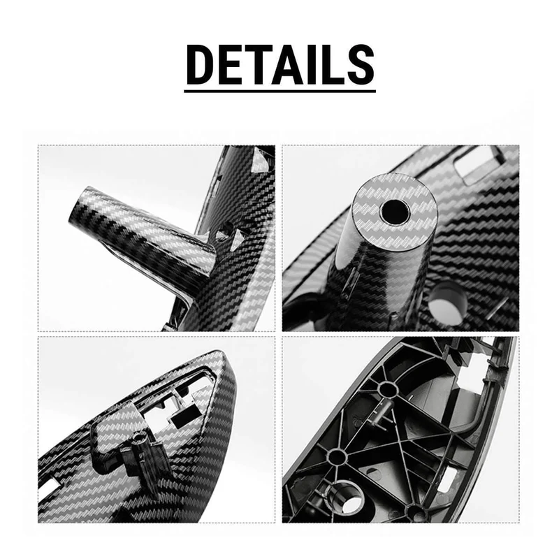 Kunststoff Auto Innentür Pull Griff Trim Abdeckung Carbon Gedruckt Für BMW F30 F80 F31 F32 F33 F35 2013 2014 2015 2016-2018
