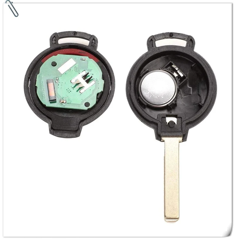 3/4 tasten Auto Funkschlüssel Passend für Mercedes-Benz Smart Smart Für zwei 451 2007 2008 2009 2010 2011 2012 2013 433Mhz ID46