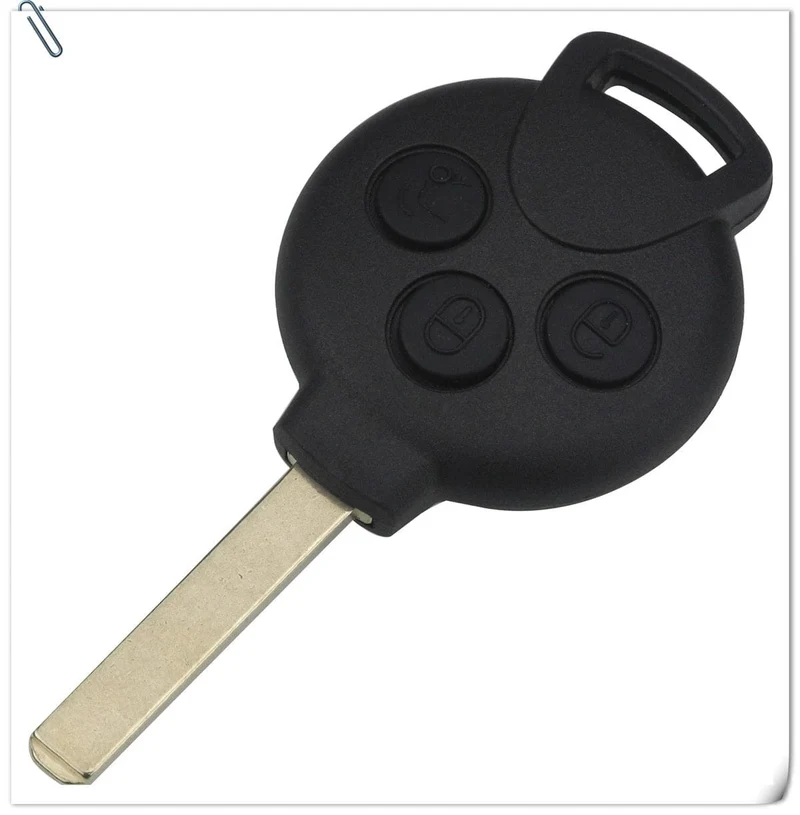 3/4 tasten Auto Funkschlüssel Passend für Mercedes-Benz Smart Smart Für zwei 451 2007 2008 2009 2010 2011 2012 2013 433Mhz ID46