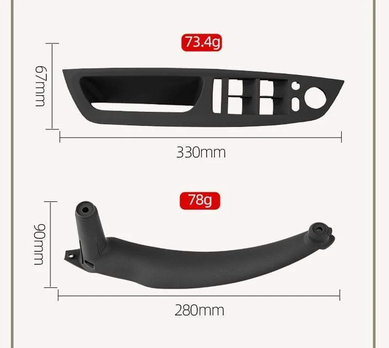Armlehne Auto links vorne Fahrersitz LHD Innentürgriff Innenverkleidung Pull Trim Abdeckung für BMW E70 E71 E72 X5 X6 2007-2014