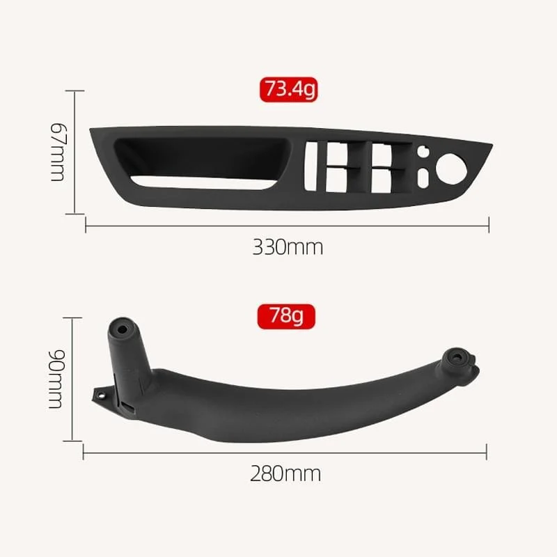 Armlehne Auto links vorne Fahrersitz LHD Innentürgriff Innenverkleidung Pull Trim Abdeckung für BMW E70 E71 E72 X5 X6 2007-2014