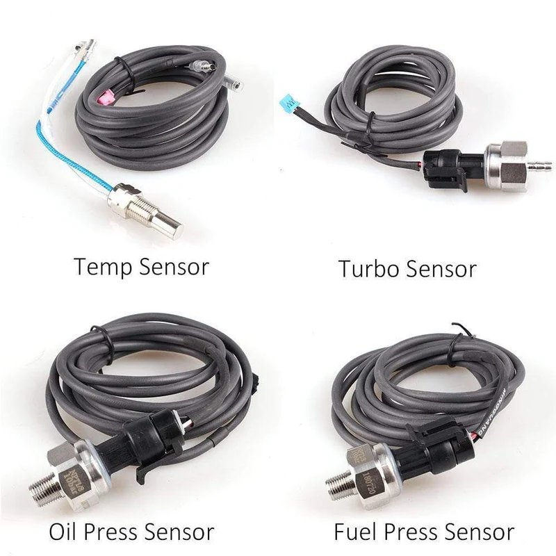 A1 Defi Link System Daisy Chain Auto Gauge ZD + 6 Gauge Volt Wassertemperatur Öltemperatur Öldrehzahl Drehzahlmesser Turbo