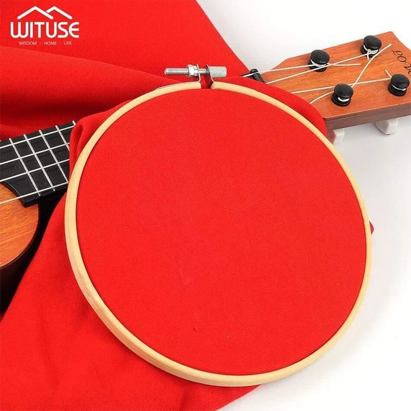 36cm DIY Stickerei Hoop Tool Kunst Handwerk Kreuzstich Chinesisch Traditioneller Kreis Runde Bambusrahmen Nähen Manuelles Zubehör