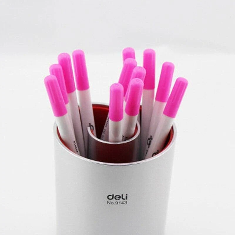 6pcs Wasser löschbare Stifte Stoffmarker Lösliche Kreuzstich Bleistift Patchwork Handarbeiten für Nähwerkzeuge Zubehör Kunsthandwerk