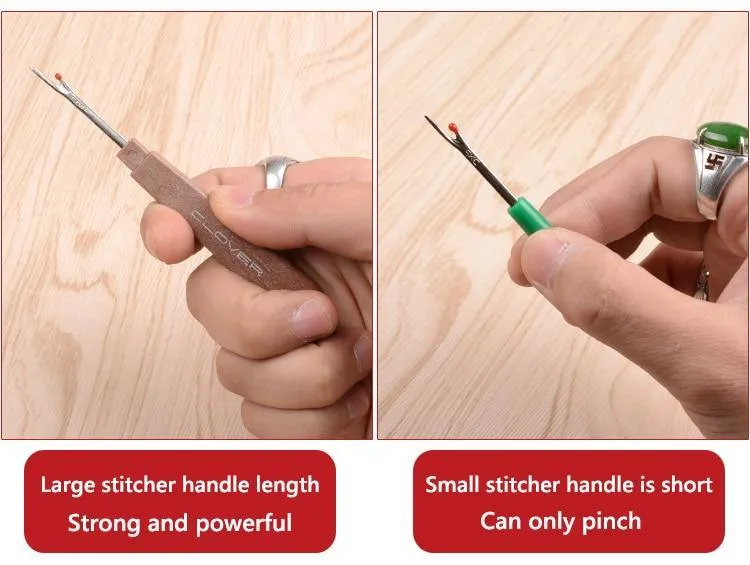ZOTOONE Clover Lot Stahl Kunststoffgriff Craft Fadenschneider Naht Ripper Stitch Needle Arts DIY Nähwerkzeuge Nähzubehör E (1 Stück)
