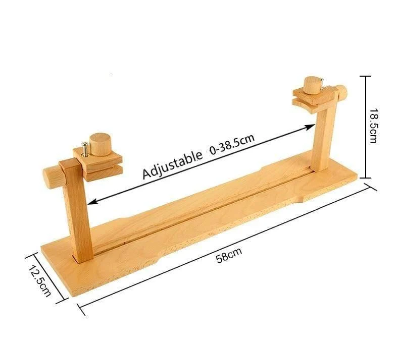 Holz Stickerei Hoop Stand Kreuzstich Stickerei Rahmen Schreibtisch Stehgestell Craft Handarbeiten Kunst Nähen Home Stitchwork Tools