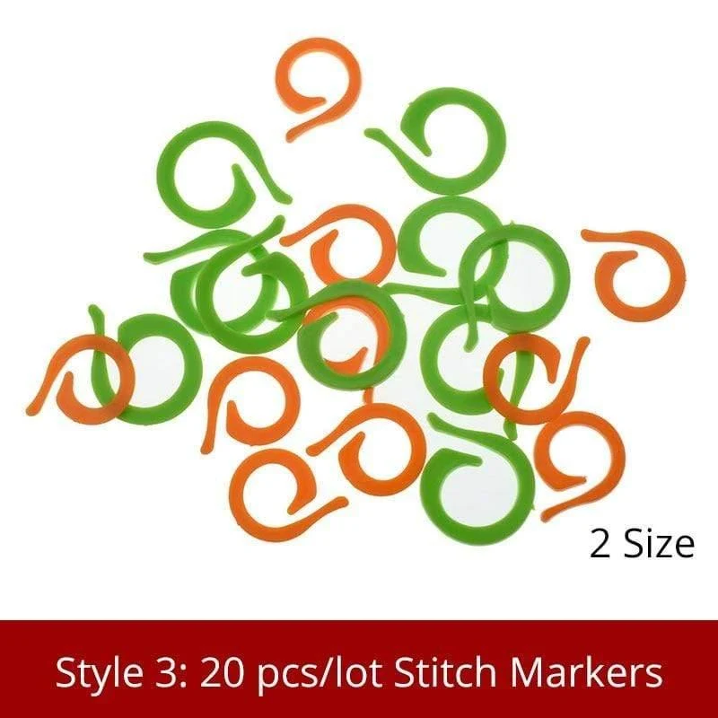 35 Stile Nähzubehör für Häkelnadeln und Stricknadeln, DIY-Nadeln, Kunsthandwerk, Weben mit Maschenmarkierern, Nähwerkzeuge