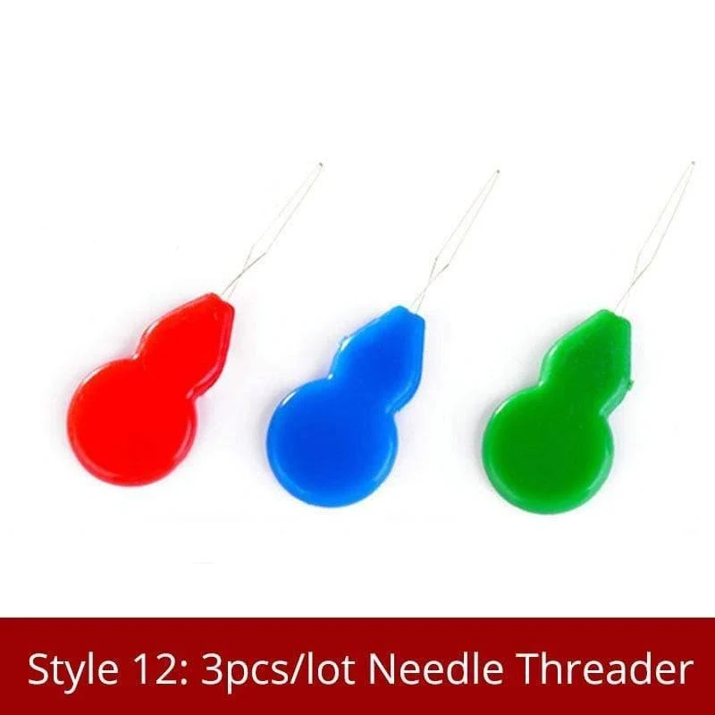 35 Stile Nähzubehör für Häkelnadeln und Stricknadeln, DIY-Nadeln, Kunsthandwerk, Weben mit Maschenmarkierern, Nähwerkzeuge