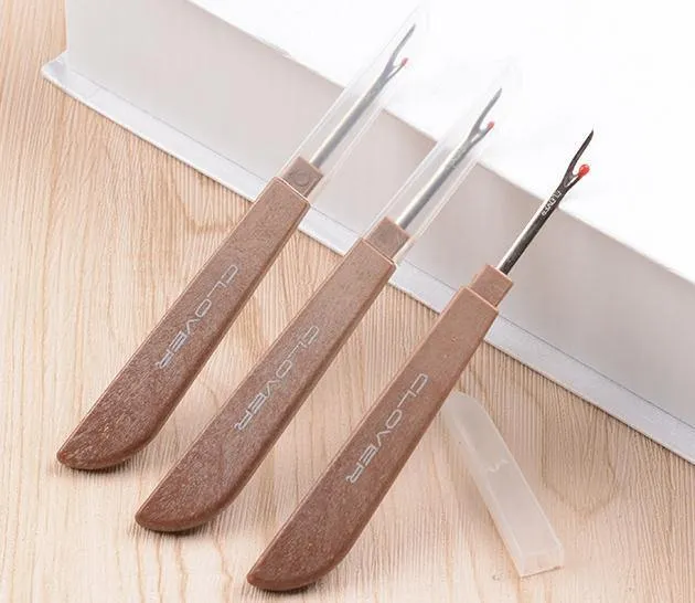 2019 New Clover Lot Stahl Kunststoffgriff Craft Fadenschneider Naht Ripper Stich Unpicker Needle Arts Nähwerkzeuge zum Nähen