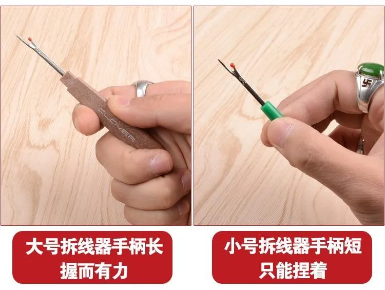 2019 New Clover Lot Stahl Kunststoffgriff Craft Fadenschneider Naht Ripper Stich Unpicker Needle Arts Nähwerkzeuge zum Nähen