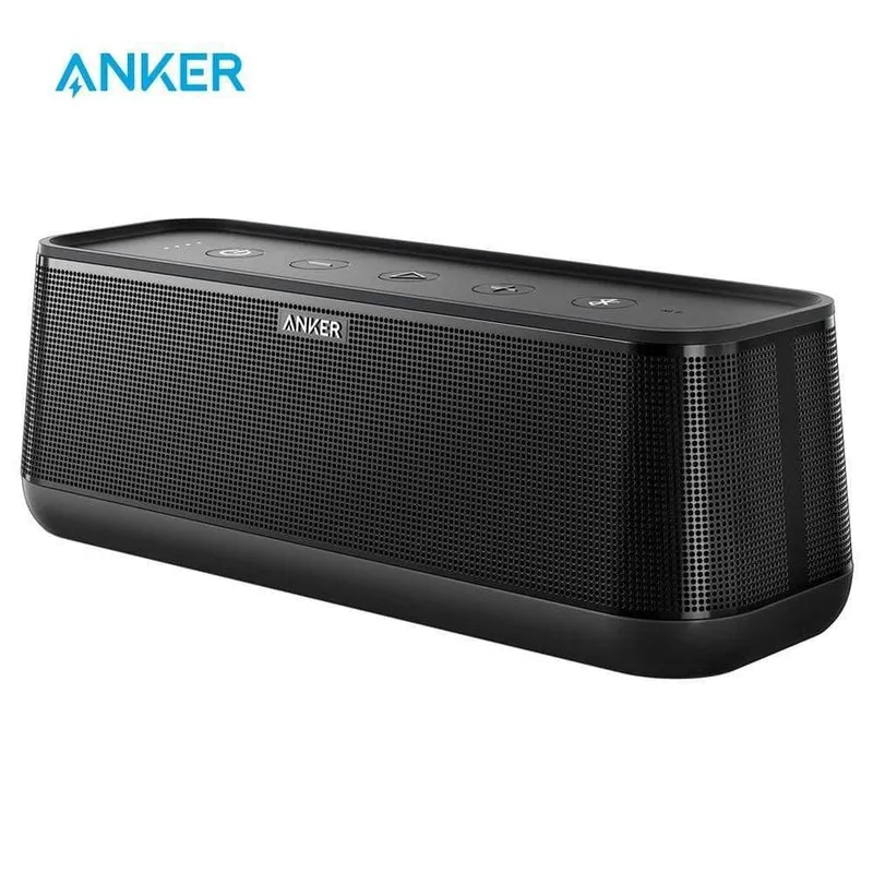 Anker Soundcore Pro+ 25 W Premium tragbarer kabelloser Bluetooth-Lautsprecher mit überragendem Bass und High-Definition-Sound mit 4 Treibern