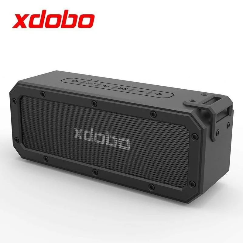 40 W tragbarer drahtloser Lautsprecher Bluetooth Soundbar Subwoofer mit tiefem Bass TWS Typ C IPX7 wasserdicht 15 Stunden BT4.2 (schwarz)