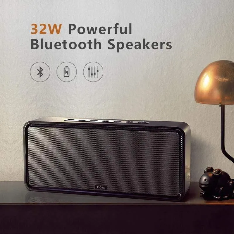 SoundBox XL Tragbarer drahtloser Bluetooth-Lautsprecher Dual-Treiber 3D Stereo Bold Bass Drahtloser Lautsprecher TF AUX USB