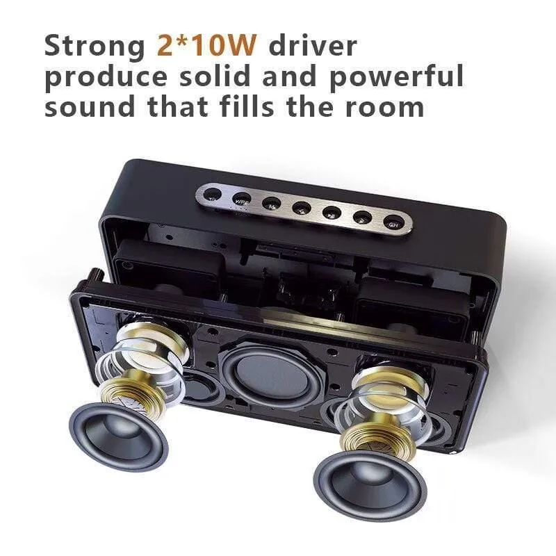 SoundBox XL Tragbarer drahtloser Bluetooth-Lautsprecher Dual-Treiber 3D Stereo Bold Bass Drahtloser Lautsprecher TF AUX USB