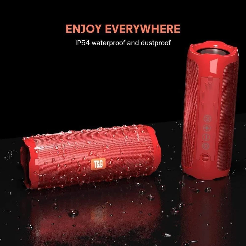 Säule Tragbarer Bluetooth-Lautsprecher Drahtlose Lautsprecher Bass Stereo TWS Lautsprecher Subwoofer Computer / Außenlautsprecher Wasserdicht