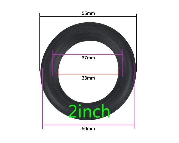 Lautsprecher Gummi Surround Suspension Reparaturzubehör für 2 Zoll 2.5 Zoll 3.5 Zoll 4 Zoll 4.5 Zoll 5.25 Zoll 6.5 Zoll 8 "