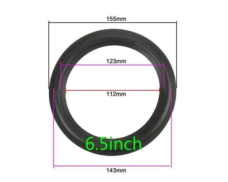 Lautsprecher Gummi Surround Suspension Reparaturzubehör für 2 Zoll 2.5 Zoll 3.5 Zoll 4 Zoll 4.5 Zoll 5.25 Zoll 6.5 Zoll 8 "