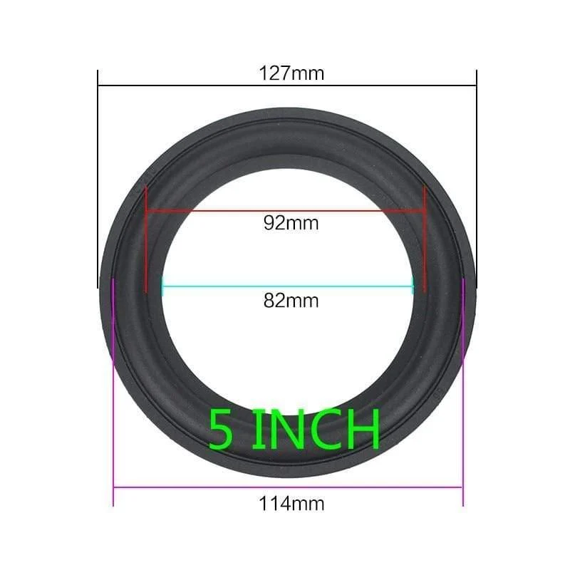 Lautsprecher Gummi Surround Reparatur 3 Zoll 4 Zoll 5 Zoll 6.5 8 Zoll Lautsprecher Subwoofer Zubehör Allgemeine Faltkante Diy