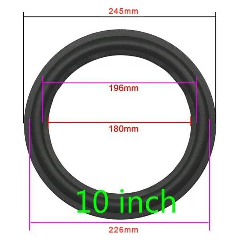 Lautsprecher Gummi Surround Reparatur 3 Zoll 4 Zoll 5 Zoll 6.5 8 Zoll Lautsprecher Subwoofer Zubehör Allgemeine Faltkante Diy