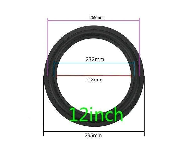 Lautsprecher Gummi Surround Reparatur 3 Zoll 4 Zoll 5 Zoll 6.5 8 Zoll Lautsprecher Subwoofer Zubehör Allgemeine Faltkante Diy