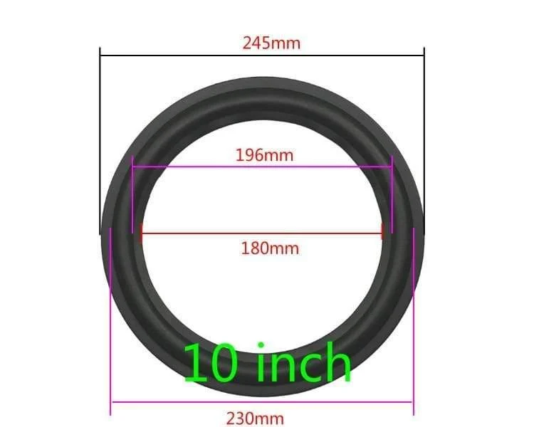 Lautsprecher Gummi Surround Reparatur 3 Zoll 4 Zoll 5 Zoll 6.5 8 Zoll Lautsprecher Subwoofer Zubehör Allgemeine Faltkante Diy