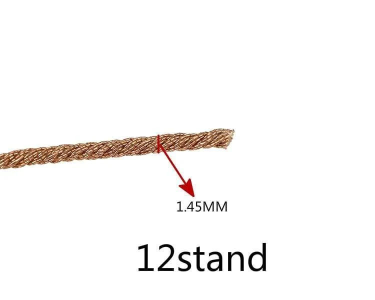 1M Subwoofer Lautsprecher Anschlusskabel Geflochtenes Kupferkabel Für 5 "6.5" 8 "10" Zoll Woofer PA Lautsprecher Schwingspulenreparatur