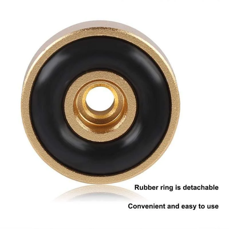 4PCS 20*8mm Aluminium Legierung Verstärker Füße Stoßdämpfer Verstärker Lautsprecher Plattenspieler Pads Füße Gummi Schwarz Silber gold