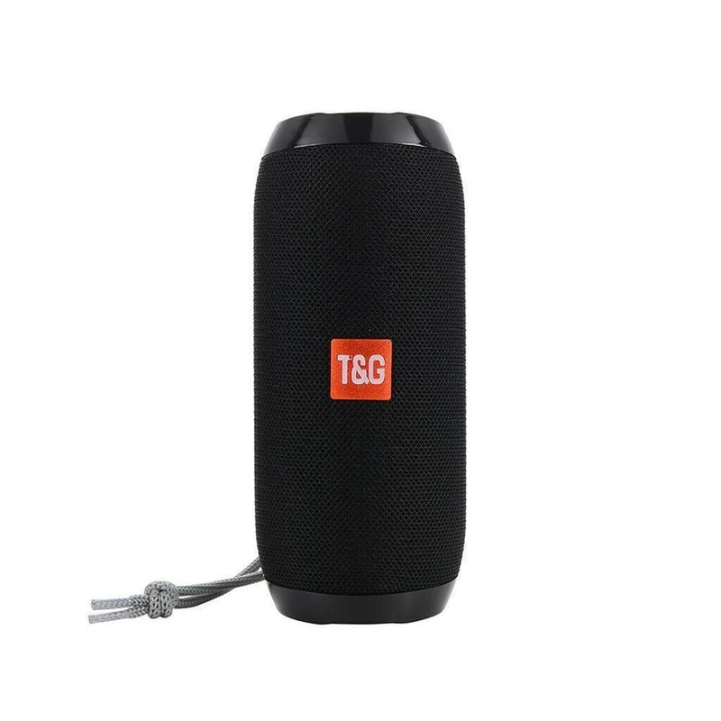 Wasserdichter Subwoofer, tragbarer Bluetooth-Lautsprecher, 8D-Surround-Lautsprecher, TF-Karte/AUX/FM-Radio/Anruf, 1200 mAh für Outdoor-Sportarten