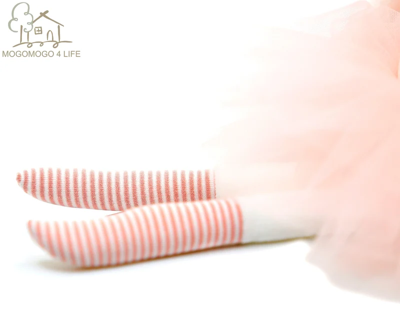 38cm Luxus Mogo Bunny Doll Ostergeschenk Soft Toys 100% handgemachte Kuscheltier Ballerina Bunny Doll Prinzessin Bunny Doll (Pink 38cm)