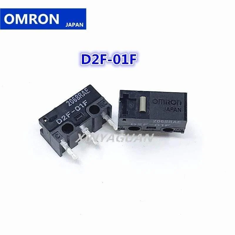 2 Stück JAPAN OMRON Maus-Mikroschalter D2F-01F Maustaste Geeignet für Stahlserien Rival 300 310 Logitech G304 G305