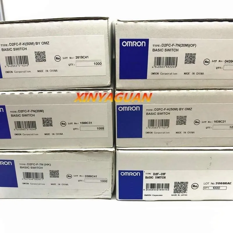 2 Stück JAPAN OMRON Maus-Mikroschalter D2F-01F Maustaste Geeignet für Stahlserien Rival 300 310 Logitech G304 G305
