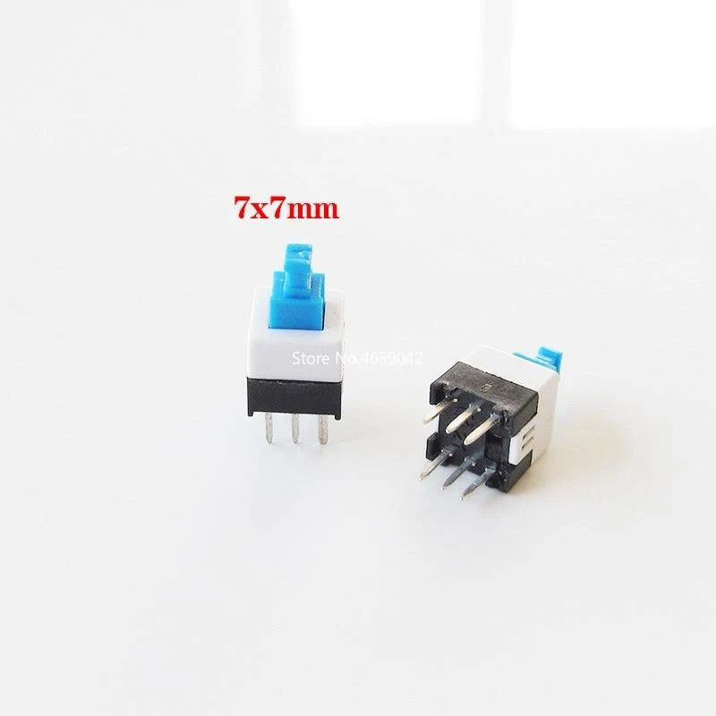 10 STÜCKE / LOS 5.8 x 5.8 7 x 7 8 x 8 8.5 x 8.5 mm Selbsthemmend / Entriegeln Drucktaktile Leistung Mikroschalter 6-polige Tastenschalter