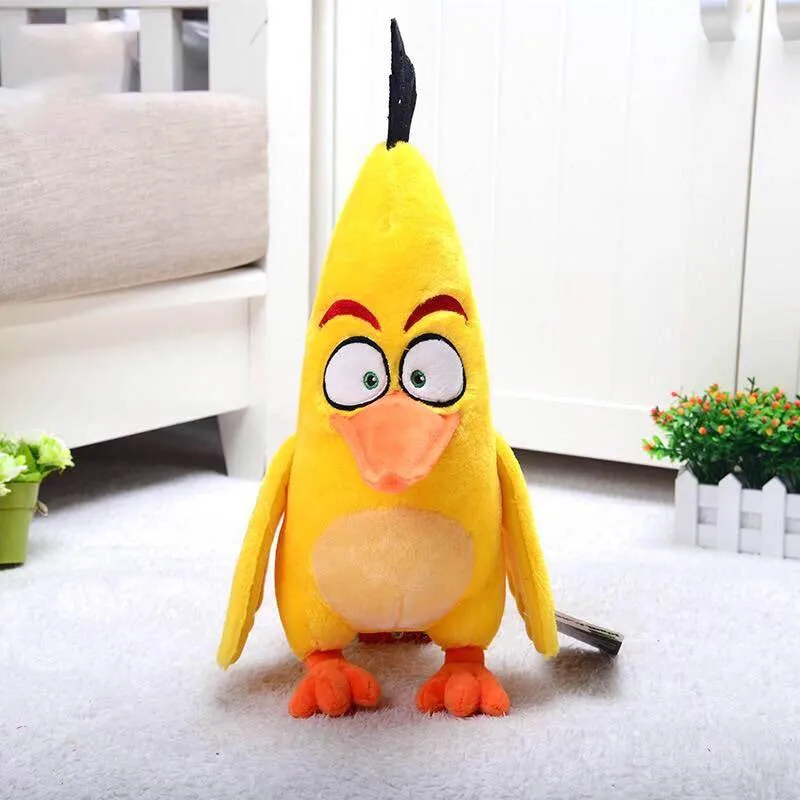 Schönes Plüschtier mit Vögeln, Red Chuck Bomb, Bad Piggies, Plüsch, süßes Stofftier, Weihnachtsgeschenke für Kinder, Kindergeburtstagsgeschenk