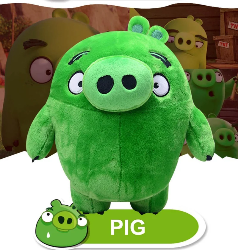 Schönes Plüschtier mit Vögeln, Red Chuck Bomb, Bad Piggies, Plüsch, süßes Stofftier, Weihnachtsgeschenke für Kinder, Kindergeburtstagsgeschenk