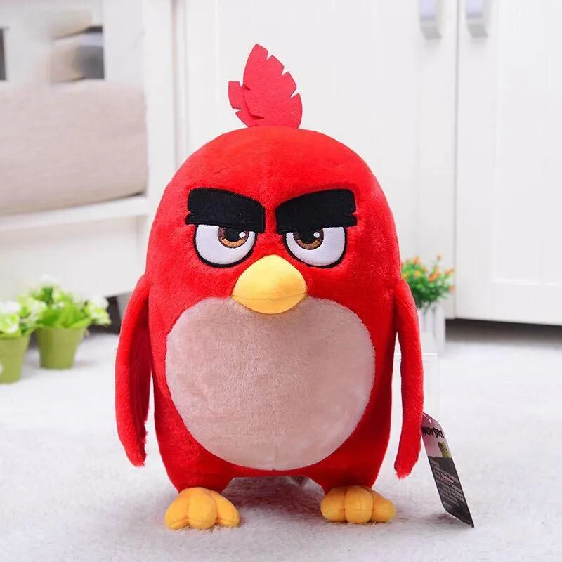 Schönes Plüschtier mit Vögeln, Red Chuck Bomb, Bad Piggies, Plüsch, süßes Stofftier, Weihnachtsgeschenke für Kinder, Kindergeburtstagsgeschenk