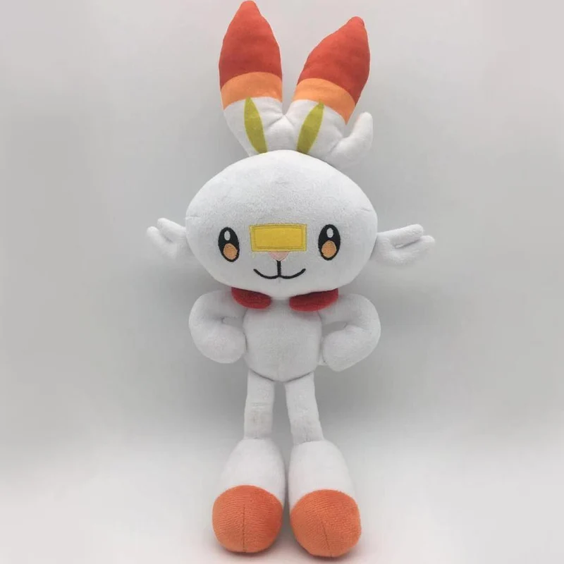 Sobble Scorbunny Grookey Yamper Zacian Cartoon Elf Figur Plüsch weiches Stofftier Sammlung Spielzeug für Kinder Weihnachtsgeschenk