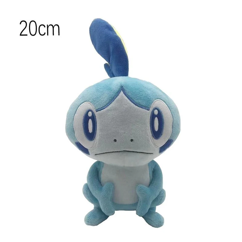 Sobble Scorbunny Grookey Yamper Zacian Cartoon Elf Figur Plüsch weiches Stofftier Sammlung Spielzeug für Kinder Weihnachtsgeschenk